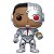 Funko Pop! Heroes Dc Justice League Cyborg With Motherbox 212 Exclusivo - Imagem 2