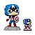 Funko Pop! Marvel Vingadores Captain America 1290 Exclusivo - Imagem 2