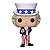 Funko Pop! Icons American History Uncle Sam 12 Exclusivo - Imagem 2