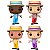Funko Pop! Disney Parks The Dapper Dans 4 Pack Exclusivo - Imagem 2