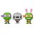 Funko Pop! Pocket As Tartarugas Ninja Donatello Shredder Michelangelo 3 Pack - Imagem 2