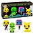 Funko Pop! Disney O Estranho Mundo de Jack Jack Skellington Oogie Boogie Sally Zero 4 Pack Exclusivo Blacklight - Imagem 3