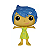Funko Pop! Disney Divertida Mente Alegria Joy 132 Exclusivo - Imagem 2