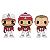 Funko Pop! Football NFL Patriots Julian, Tom, Bob 3 Pack Exclusivo - Imagem 2