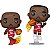 Funko Pop! Basketball NBA Clyde Drexler and Hakeem Olajuwon 2 Pack Exclusivo - Imagem 2