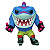 Funko Pop! Television Esquadrão Tubarão / Street Sharks Streex 1615 - Imagem 2