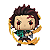 Funko Pop! Animation Demon Slayer Tanjiro Kamado 1748 - Imagem 2