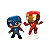 Funko Pop! Marvel Civil War Captain America Iron man 2 Pack Exclusivo - Imagem 2