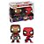 Funko Pop! Marvel Homem Aranha / Spider Man Iron Man / Spider Man 2 Pack - Imagem 3