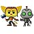 Funko Pop! Games PlayStation Ratchet & Clank 2 Pack Exclusivo - Imagem 2