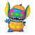 Funko Pop! Disney Lilo & Stitch Pumpkin Stitch 1498 Exclusivo Blacklight - Imagem 2