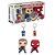 Funko Pop! Marvel Captain America Iron Man Hawkeye Spider Man 4 Pack - Imagem 3