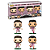 Funko Pop! Football / Futebol Inter Miami Messi, Suarez, Alba, Busquets 4 Pack Exclusivo - Imagem 3