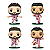 Funko Pop! Football / Futebol Inter Miami Messi, Suarez, Alba, Busquets 4 Pack Exclusivo - Imagem 2