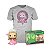 Funko Pop! Filme Wicked Glinda In Bubble Gown 1697 Exclusivo Pearlescent + Camiseta M - Imagem 2