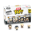 Funko Bitty Pop! Television The Witcher Geralt Ciri Yennefer Jaskier 4 Pack - Imagem 1