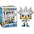 Funko Pop! Games Sonic The Hedgehog Silver 1103 Exclusivo Diamond - Imagem 1