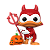 Funko Pop! Disney Mickey E Amigos Devil Donald With Pumpkin 1446 Exclusivo - Imagem 2