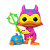 Funko Pop! Disney Mickey E Amigos Devil Donald With Pumpkin 1446 Exclusivo Chase - Imagem 2