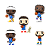 Funko Pop! Basketball NBA Oklahoma City Thunder 5 Pack Exclusivo - Imagem 2