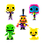 Funko Pop! Disney O Estranho Mundo de Jack Skellington / Mayor / Oogie Boogie / Sally / Zero 05 Pack Exclusivo Glow - Imagem 2