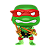 Funko Pop! Television As Tartarugas Ninjas Raphael 1703 Exclusivo - Imagem 2