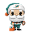 Funko Pop! Football NFL Dolphins Santa 281 Exclusivo - Imagem 2