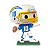 Funko Pop! Football NFL Los Angeles Chargers Justin Herbert 162 Exclusivo - Imagem 2