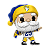 Funko Pop! Football NFL Rams Santa 278 Exclusivo - Imagem 2