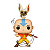 Funko Pop! Animation Avatar Aang With Momo 534 Exclusivo Glow - Imagem 2