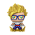 Funko Pop! Animation Dragon Ball Super Saiyan Gohan In Cape 1708 Exclusivo Metallic - Imagem 2