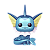 Funko Pop! Games Pokemon Vaporeon 627 Exclusivo Pearlescent - Imagem 2