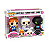 Funko Pop! Animation As Meninas Superpoderosas 3 Pack Exclusivo Glow - Imagem 1
