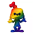 Funko Pop! Disney Pateta Goofy 1040 Exclusivo Pride - Imagem 2
