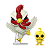 Funko Pop! Animation Rooster Fighter Keiji With Piyoko 2164 - Imagem 2