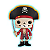Funko Pop! Disney Piratas Do Caribe Jolly Roger 258 Exclusivo Glow - Imagem 2