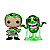 Funko Pop! Filme Ghostbusters / Os Caça Fantasmas Dr Peter Venkman & Slimer 2 Pack Exclusivo 2500 Pcs - Imagem 2