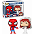 Funko Pop! Marvel Homem Aranha Spider-Man And MJ 2 Pack - Imagem 1