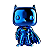 Funko Pop! DC Comics DC Super Heroes Batman 144 Exclusivo Blue - Imagem 2