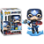 Funko Pop! Marvel Os Vingadores Capitao America / Captain America 1198 Exclusivo Metallic Glow - Imagem 1