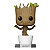 Funko Pop! Marvel Guardioes da Galaxia Dancing Groot 1 Exclusivo Flocked 18 Polegadas - Imagem 2