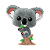 Funko Pop! Australian Animals Koala 111 Exclusivo Flocked - Imagem 2