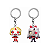 Funko Pop! Keychain Chaveiro Hazbin Hotel Charlie And Vaggie 2 Pack Exclusivo - Imagem 2