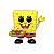 Funko Pop! Animation Bob Esponja SpongeBob With Pretty Patties 2312 Exclusivo Glow - Imagem 2
