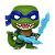 Funko Pop! Animation As Tartarugas Ninjas Leonardo x Godzilla 2341 - Imagem 2