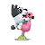 Funko Pop! Animation Bluey Muffin Flamingo Queen 2383 Exclusivo - Imagem 2