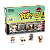 Funko Bitty Pop! Filme Jurassic Park John Hammond, Tyrannosaurus Fossil, Stygimoloch, Velociraptor 4 Pack Exclusivo Chase - Imagem 1