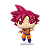 Funko Pop! Animation Dragon Ball Super Saiyan God Goku 2492 - Imagem 2