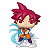 Funko Pop! Animation Dragon Ball Super Saiyan God Goku 2491 Exclusivo - Imagem 2