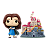 Funko Pop! Town Disney A Bela E A Fera Bella With Castle 52 - Imagem 2